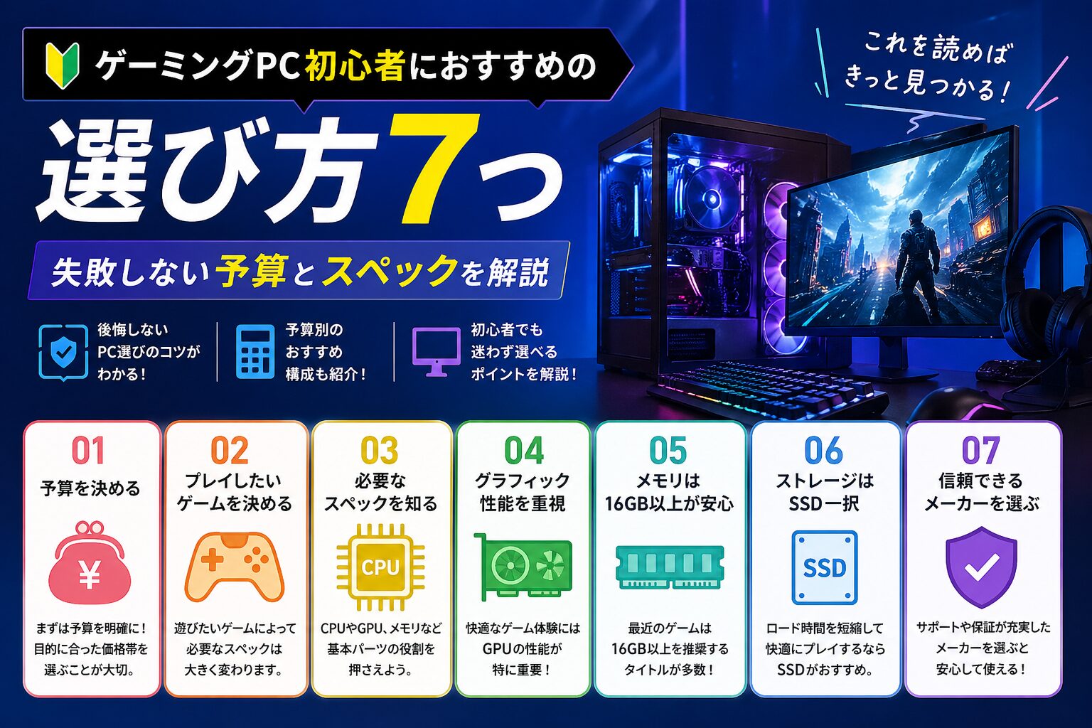 初心者向けゲーミングPCおすすめ2026