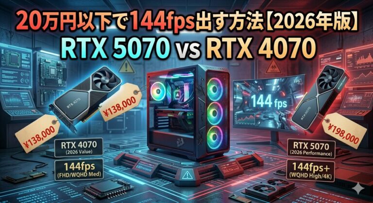 ゲーム中だけfpsが落ちる原因5選｜グラボ以外の盲点も数値で解説【2026年版】の画像