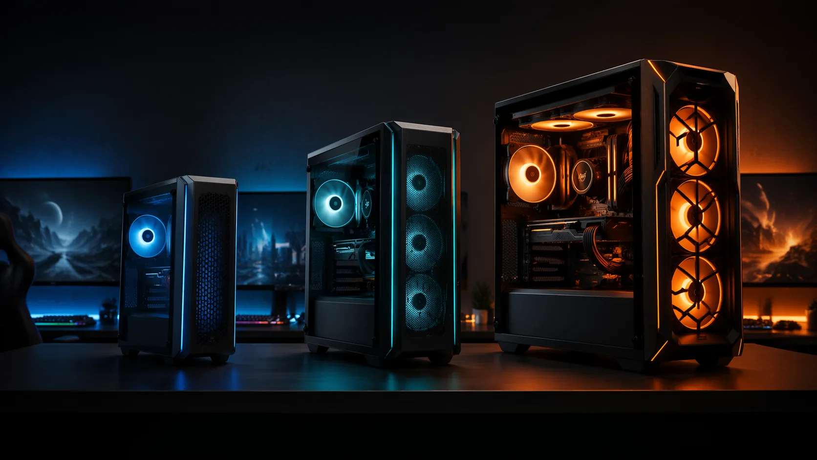 初心者向けゲーミングPCの予算帯を比較するイメージ