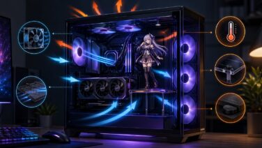 gaming pc figure inside