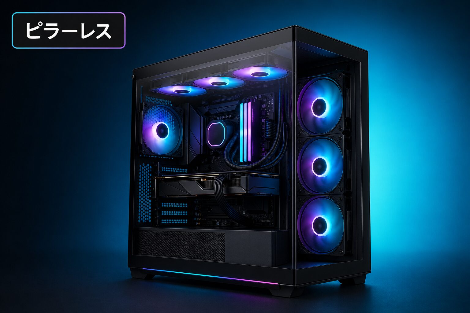 OZgaming ピラーレス RTX 5070 Ti 搭載モデルの紹介画像