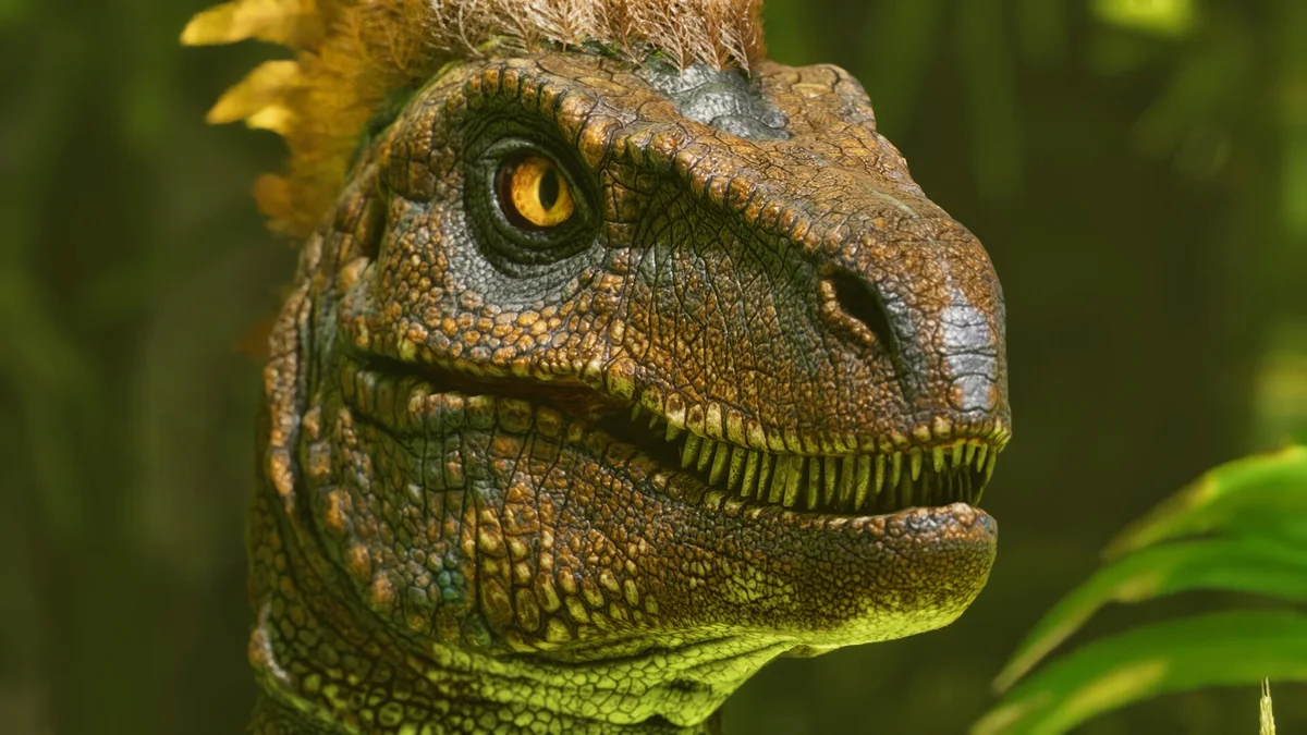 ARK Survival Ascendedの自然環境と恐竜を映した公式スクリーンショット