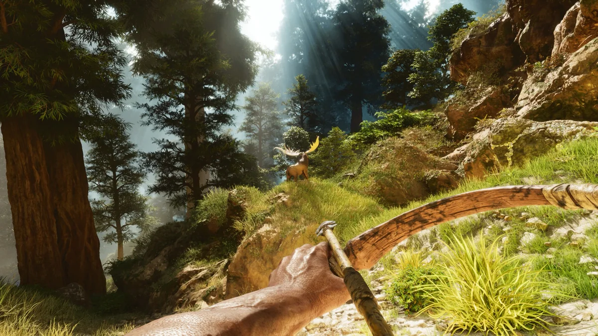 ARK Survival Ascendedの水辺とライティング表現を映した公式スクリーンショット