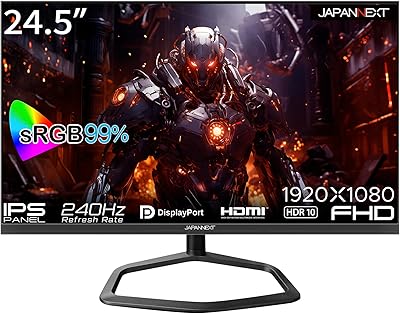 JAPANNEXT JN-i245G240FHDR-HPの商品画像