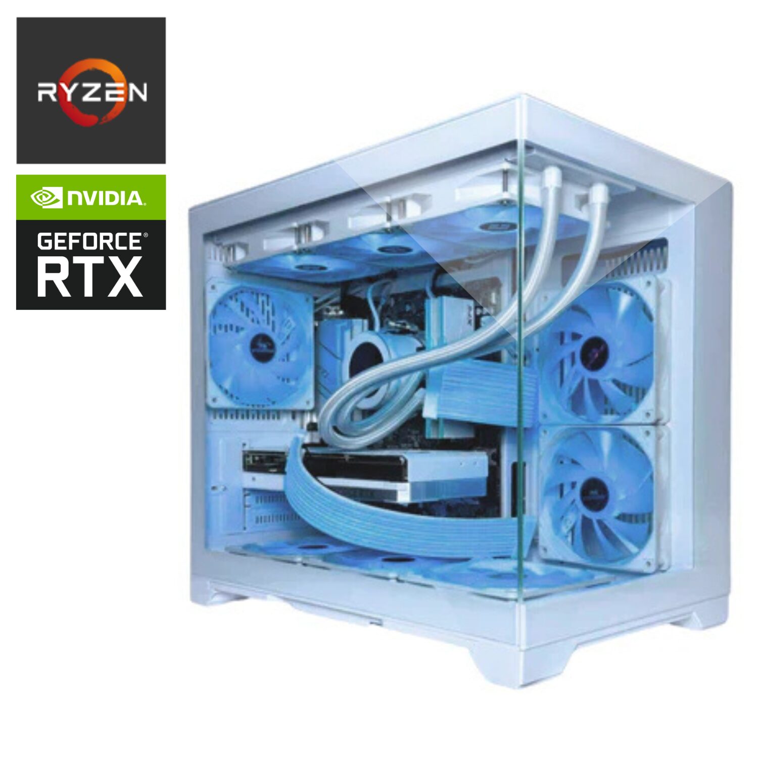 MDL.make MDL_W003 White Ryzen7 5700X RTX 5060搭載ゲーミングPC