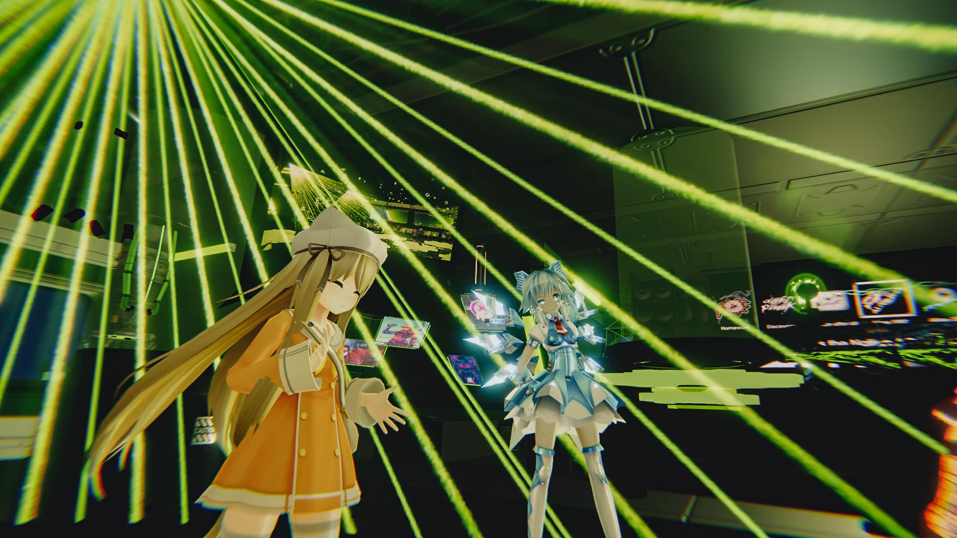 VRChat公式Steamページのワールド探索画像