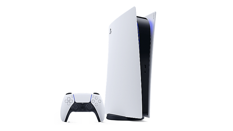 PlayStation 5本体とDualSenseコントローラーの公式商品画像