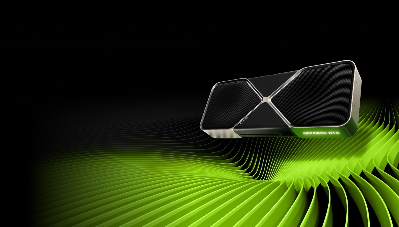 NVIDIA公式サイトに掲載されているGeForce RTX 5080の製品写真